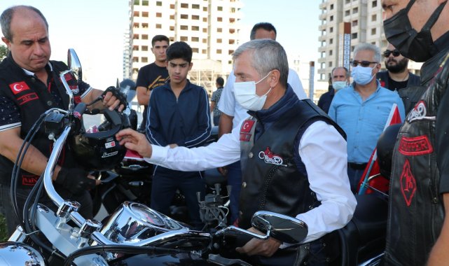 Gaziler için motosikletli şehir turu