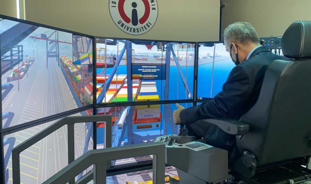 İskenderun'da limancılık eğitimine simülatör desteği