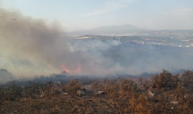 İzmir'de makilik yangını kontrol altına alındı