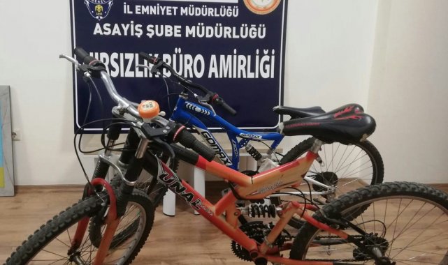 Kahramanmaraş'ta bisiklet hırsızları tutuklandı