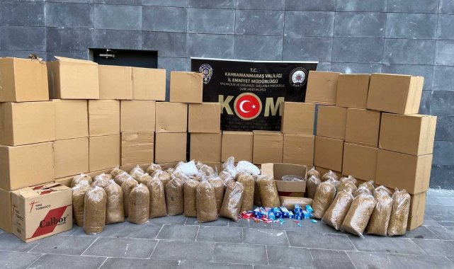 Kahramanmaraş'ta kaçakçılık operasyonu