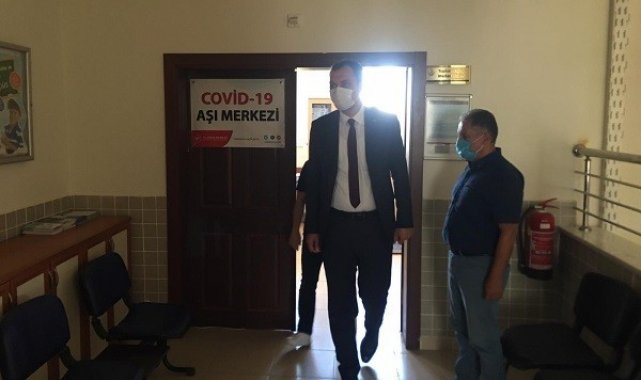 Kaymakam Kazdal'dan hastane denetimi