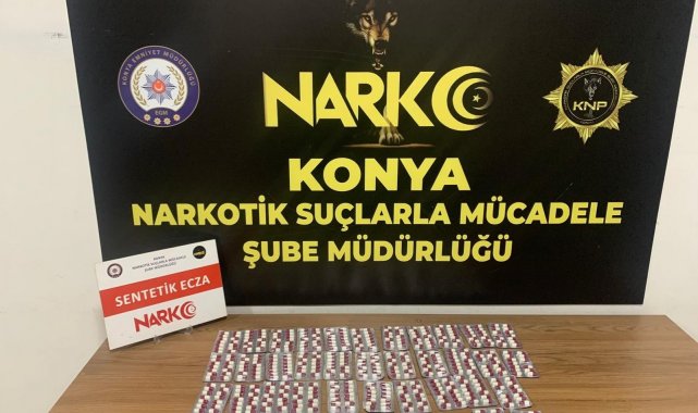 Konya'da uyuşturucu operasyonu: 3 tutuklama