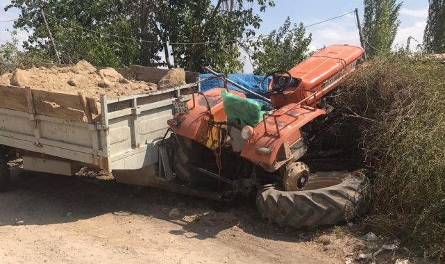 Kullandığı traktörünün altında kalarak hayatını kaybetti