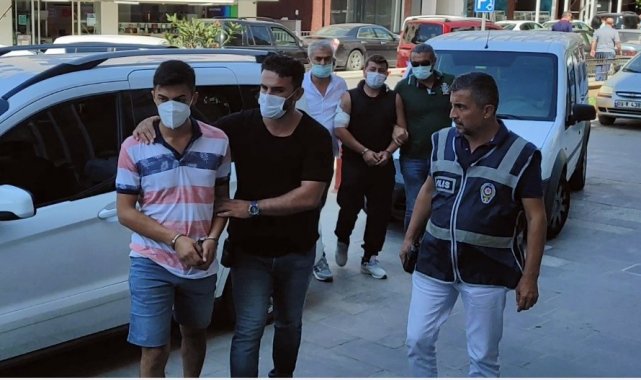 Kuşadası'nda cinayet zanlısı adliyeye sevk edildi