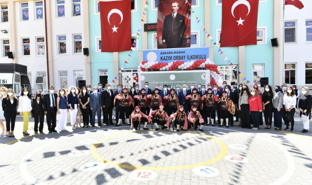 Mamak'ta ilk ders zili çaldı