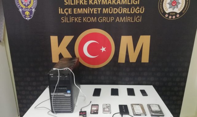 Mersin'de kaçak cep telefonu ele geçirildi