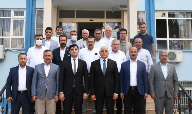 Milletvekili Erdoğan'dan Araban Kaymakamı Sevgili'ye hayırlı olsun ziyareti