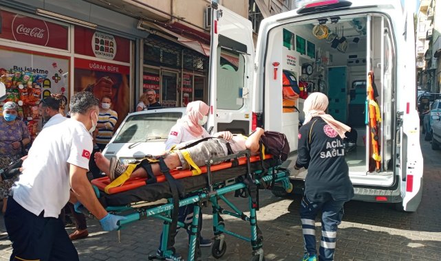 Motosiklet ile otomobilin karıştığı kazada 1 kişi yaralandı
