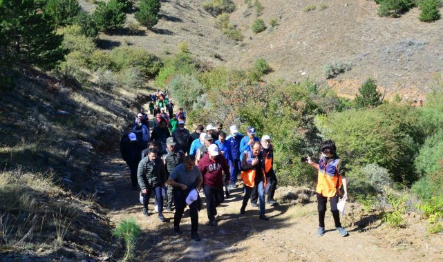 Sağlık için doğa yürüyüşü düzenlendi