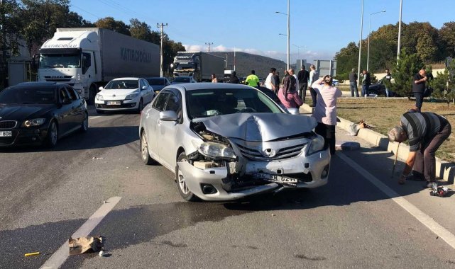 Samsun'da trafik kazası: 1 yaralı