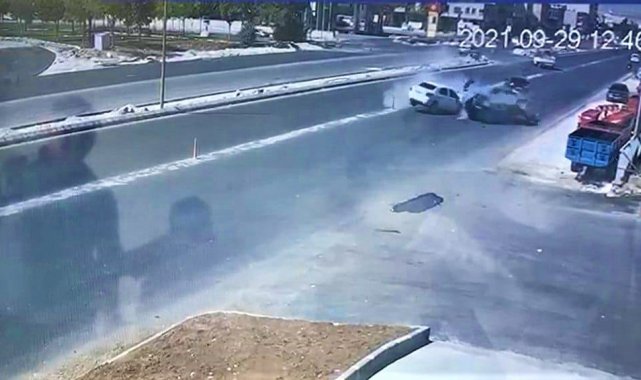 Şanlıurfa'da 6 kişinin yaralandığı kaza kamerada