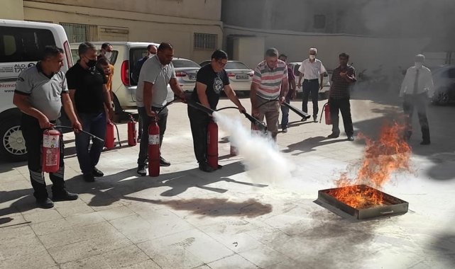 SGK personeline yangın eğitimi