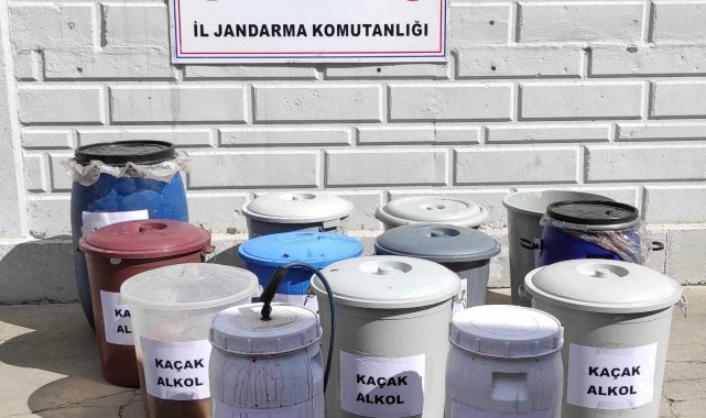 Tokat'ta 750 litre kaçak alkol ele geçirildi