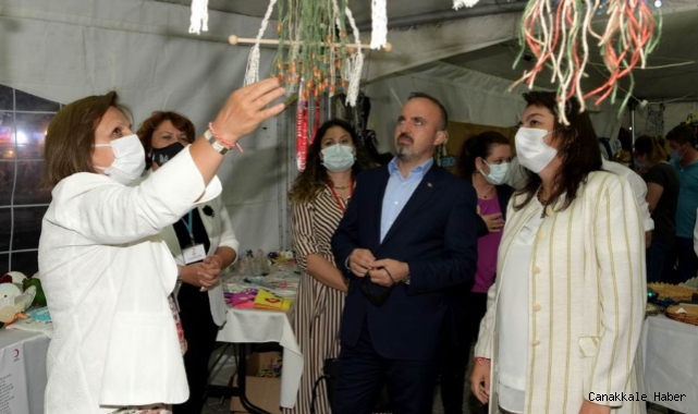 Turan, Şenlendirme Projeleri kermesine katıldı.