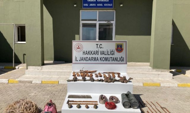 Yüksekova kırsalında sığınak ele geçirildi