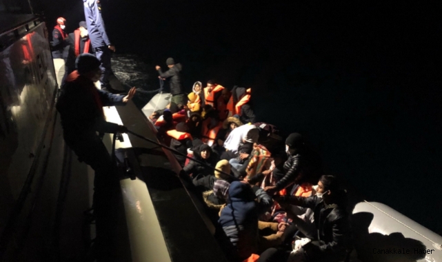 38 Düzensiz göçmen kurtarıldı