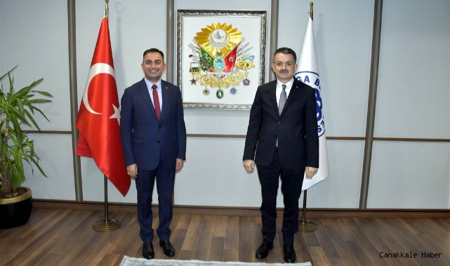 Bakan Pakdemirli’den Biga Belediyesi’ne Ziyaret
