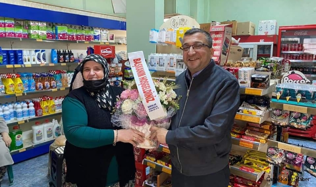 Başkan Öz'e sürpriz karşılama