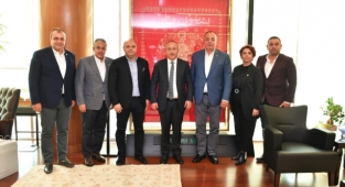 ÇTSO heyeti Denizli Valiliğini ziyaret etti