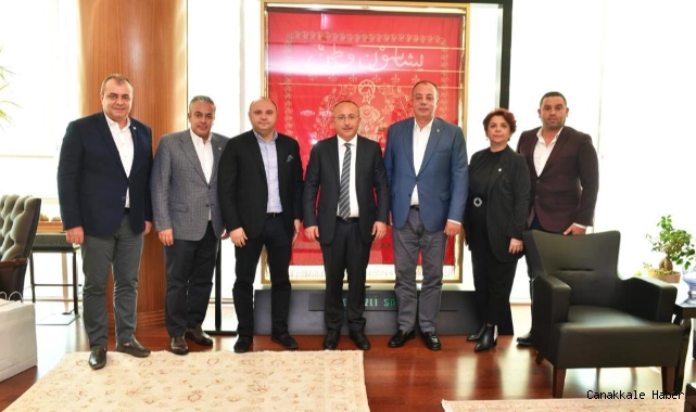 ÇTSO heyeti Denizli Valiliğini ziyaret etti