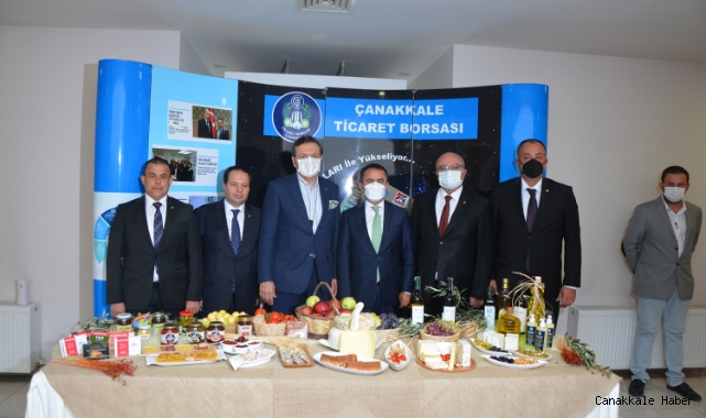 TOBB başkanı Rifat Hisarcıklıoğlu, Çanakkale Ticaret Borsasında