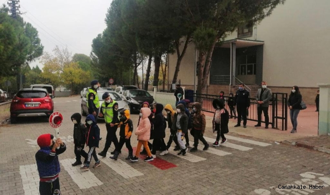 Jandarmadan trafik eğitimi