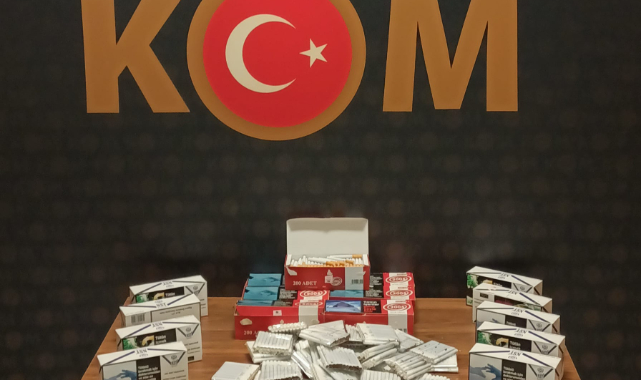 Emniyetten kaçak sigara operasyonu