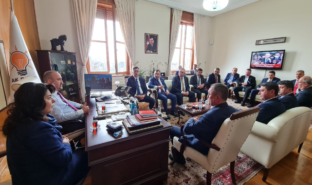 Ezine heyeti Ankara'da