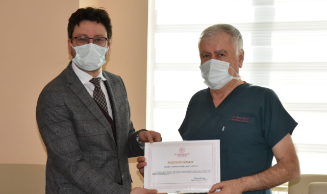 Organ Bağışı Birimi onurlandırıldı