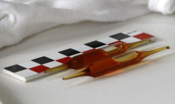 112 yıllık serum şişesi bulundu