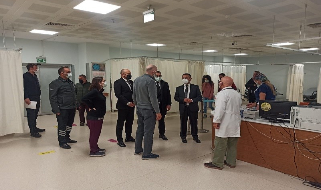 Aktaş’tan Acil Servise ziyaret