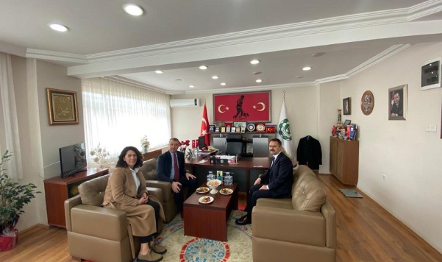 Aktaş’tan Gümüşçay Belediyesi’ne ziyaret