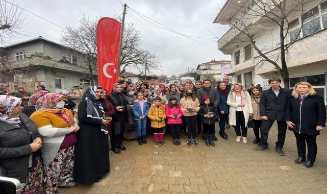 Aronya fidanları toprakla buluştu