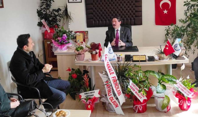Başkan Makas’tan tebrik ziyareti