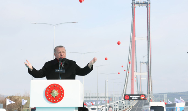 Çanakkale’de tarihi gün, köprü hizmete açıldı