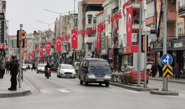 Çanakkale Türk Bayrakları ile donatıldı