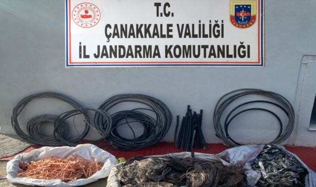 Kablo hırsızları gözaltında