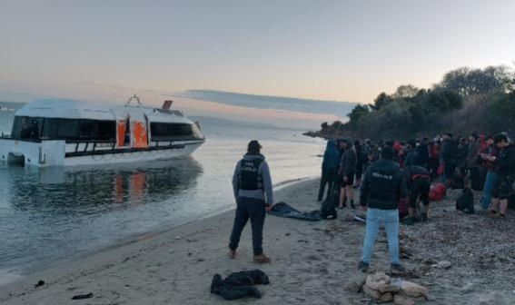 123 kaçak göçmen ile 2 organizatör yakalandı