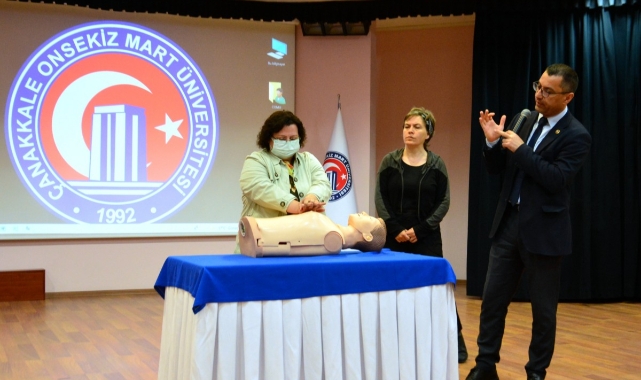 ÇOMÜ’de ilk yardım eğitimi