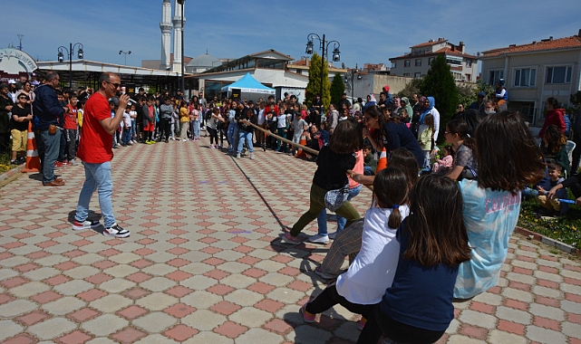 Çocuklar doyasıya eğlendi