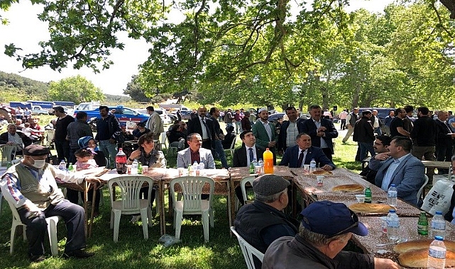 Türkmenli Köyü’nde hayır yemeği