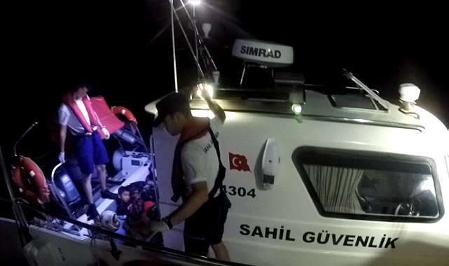 13 düzensiz göçmen kurtarıldı