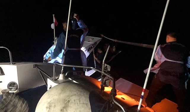 Ayvacık'ta 65 göçmen yakalandı