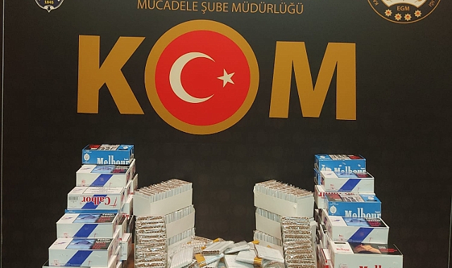 Çanakkale'de kaçak sigara operasyonu