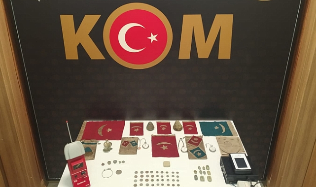 Çanakkale’de tarihi eser operasyonu