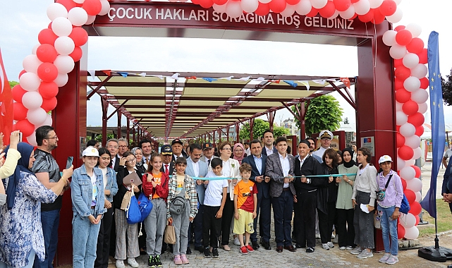 Çocuk Hakları Sokağı açıldı