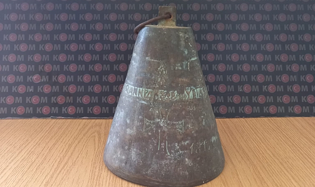 200 yıllık kilise çanı ele geçirildi
