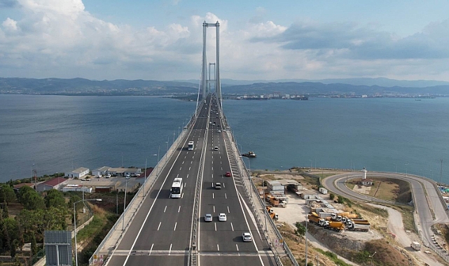 Çanakkale Köprüsü’nü 14 bin 275 araç kullandı