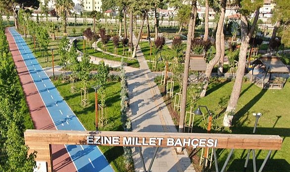 Ezine Millet Bahçesi hizmete açılıyor
